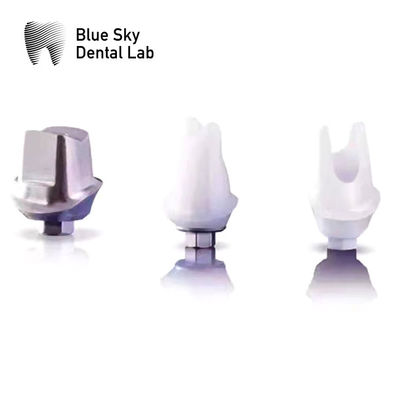 Beli Disesuaikan Zirconia Abutment Dengan Titanium Base Blue Sky Implant online manufacture