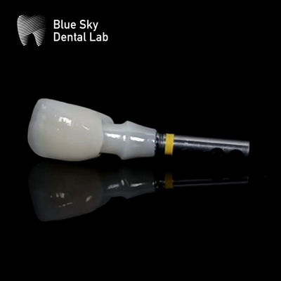 Beli Titanium Tibase Zirconia Abutment Disesuaikan Zirconia Abutments Untuk Implan online manufacture