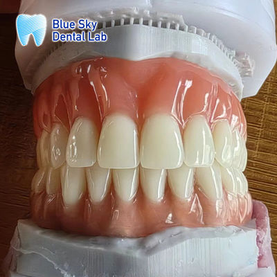 Beli Natural Full Denture Acrylic Removable Full Denture Disesuaikan online manufacture