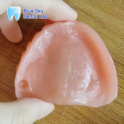 Beli Custom Full Upper Acrylic Denture Natural Acrylic Removable Parsial Denture online manufacture