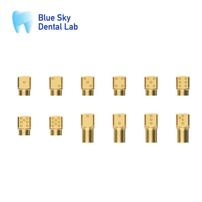 Beli CAD Multiple Implant Scan Body Vacuum Gold Plating Dental Scan Bodies online manufacture
