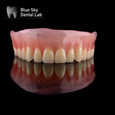 Beli Restorasi Full Upper Acrylic Denture Blue Sky Removable Acrylic Denture online manufacture