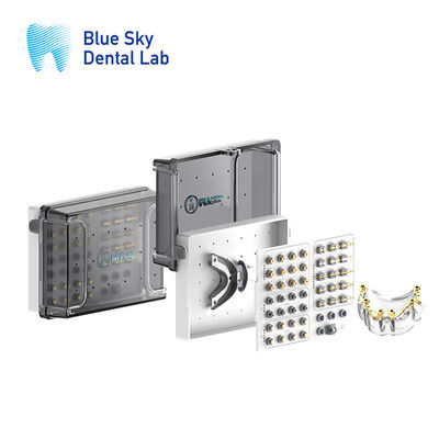 Gold Abutment Dental Scan Body Kompatibel Untuk Sistem CAD / CAM